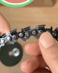 Disco de cadena para madera para amoladora 115 mm — 14 dientes, corte y ranurado