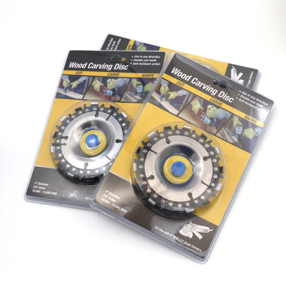 Disco de cadena para madera para amoladora 115 mm — 14 dientes, corte y ranurado
